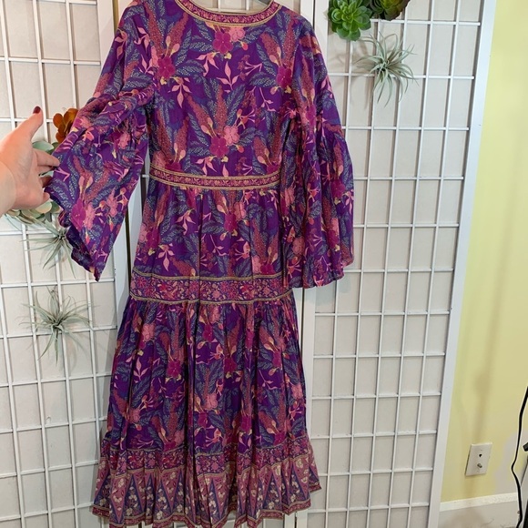 Spell Boho Floral Bianca Gown NWT - Picture 6 of 8